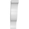 Ekena Millwork 5 1/2-in. W x 20-in. D x 24-in. H Funston Architectural Grade PVC Knee Brace BRCP055X20X24FST - alternate 4
